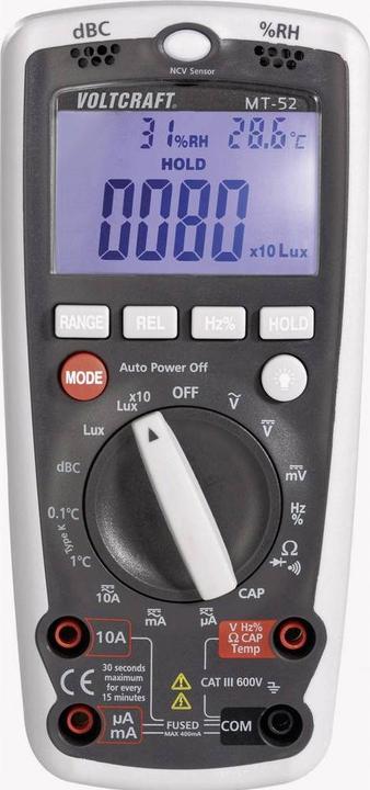 Actual product image Voltcraft MT-52 SE (CAT III 600V)