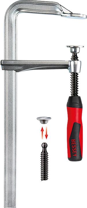 Produktbild Bessey Ganzstahl-Schraubzwinge GZ-2K (100 mm)