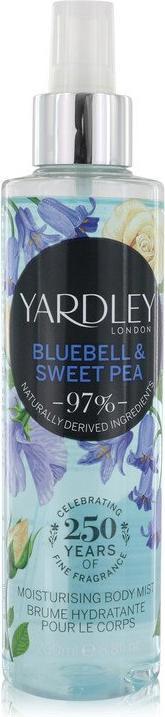 Actual product image Yardley Bluebell & Sweet Pea by Moisturizing Body Mist 200 ml (Spray, 200 ml)