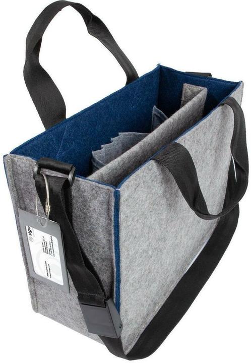 Produktbild Sigel Notebooktasche Desk Sharing Bag Bicolor M, Grau/Blau 15.4 (15.40")