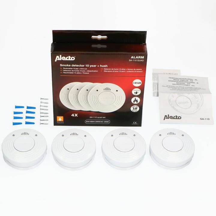 Produktbild Alecto SA-110 (10 jaar) 4-Pack