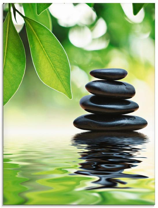 Produktbild Artland Zen Steinpyramide auf Wasseroberfläche T5UJ (60 x 80 cm)