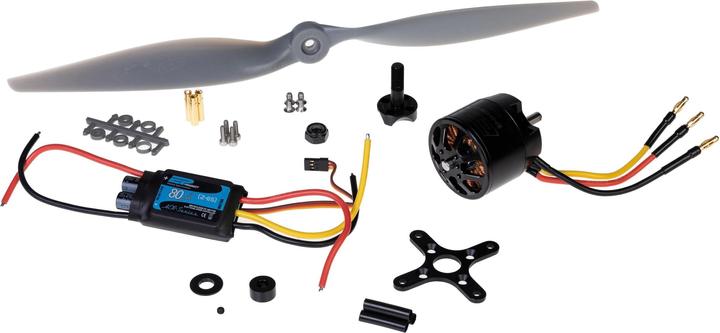 Actual product image EP Brushless drive set Sport 3D 4-5S 4120-500 KV, 80 A