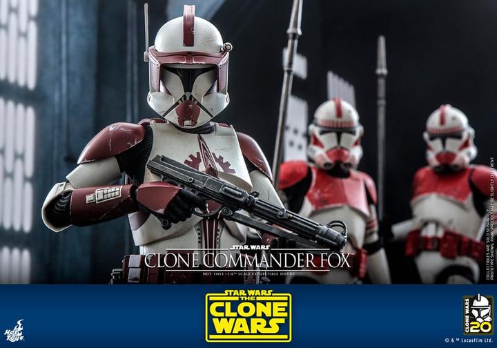 Produktbild Hot Toys Star Wars: The Clone Wars figurine 1/6 Clone Commander Fox 30 cm