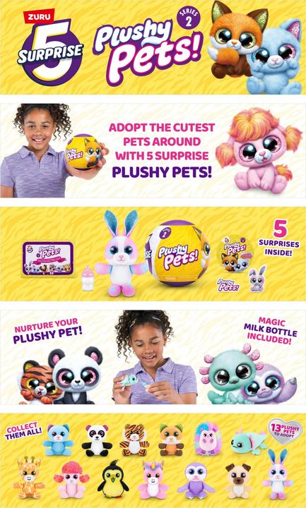 Actual product image Zuru 5 Surprise - Plushy Pets - Series 2 - 1 piece