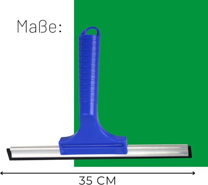 Produktbild Novaliv Sparset Fensterabzieher 23 cm + 35 cm Aluleiste mit Gummilippe für streifenfreies Abziehen B (2 Stk.)