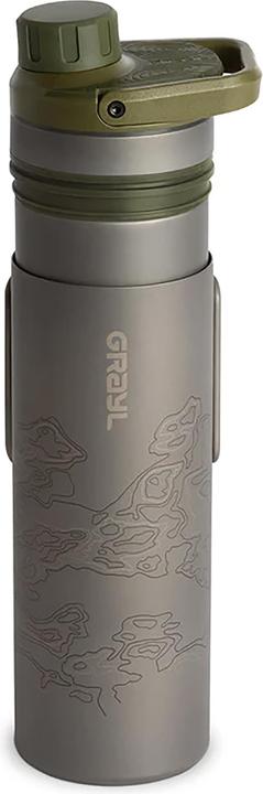 Image du produit Grayl Bouteille d'UltraPress Purifier Titanium olive drab (0.50 l)