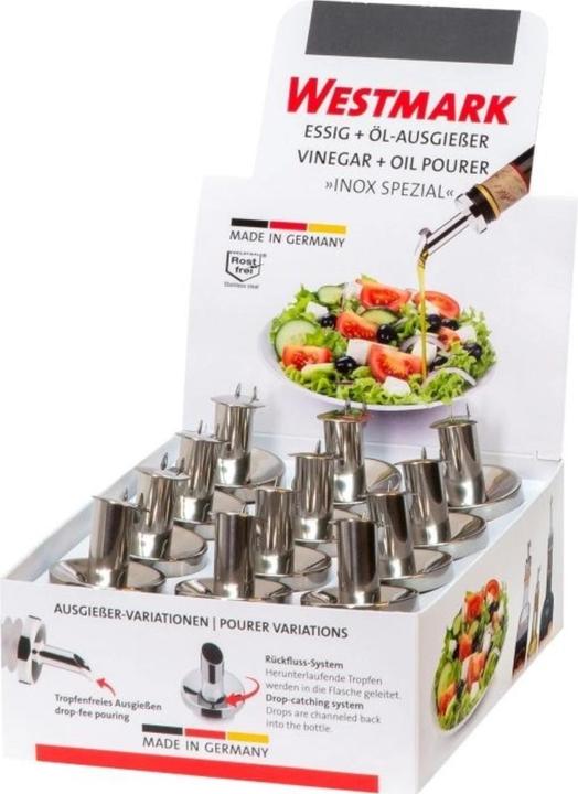 Image du produit Westmark Oel- und Essigausgiesser N-Kork mit Käppchen 12 i.D. (1000 ml)