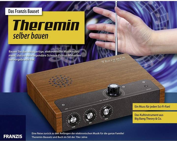 Actual product image Franzis Build your own theremin