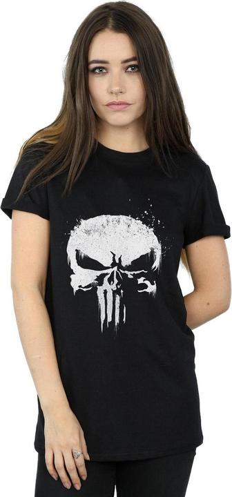Image du produit - T-shirt THE PUNISHER TV SKULL LOGO - Femme (XL)