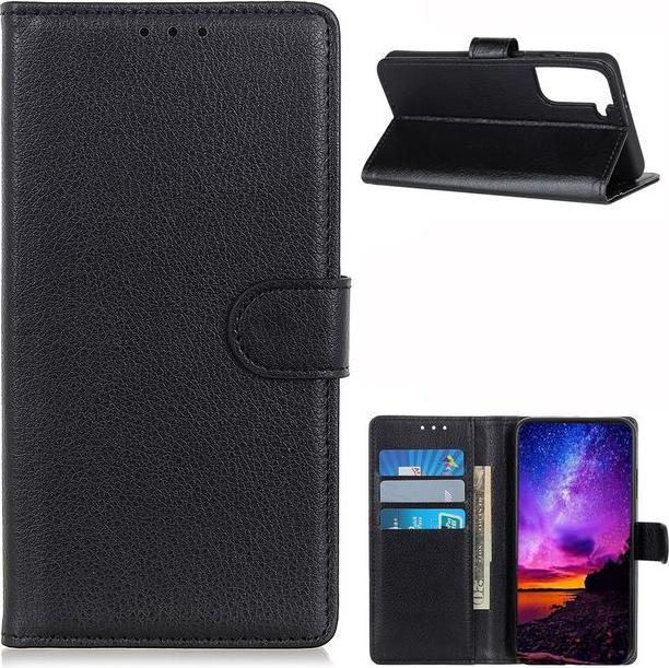 Produktbild MU Classic Litchi Leder Bookcover Series (Samsung Galaxy S21+)