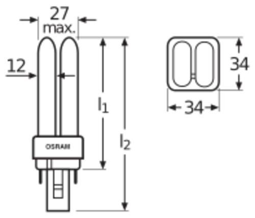 Immagine prodotto Osram Lampada a risparmio energetico (G24d-3, 26 W, 1800 lm, 1 x, G)