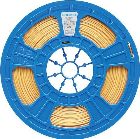 Actual product image Dremel PLA 1,75mm GOLD 0,75kg 3D FILAMENT (PLA, 1.75 mm, 750 g, Gold)