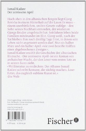 Image du produit Der zerrissene April (Allemand, Ismail Kadare, 2003)