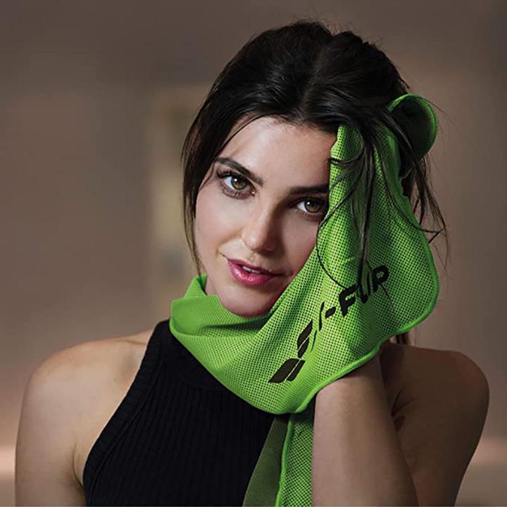 Image du produit Fit-Flip Airflip Towel Kühlhandtuch Mikrofaser mit Tasche 100x30cm (100 x 30 cm)