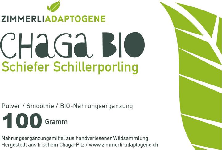 Immagine prodotto Zimmerli Adaptogene Polvere di Chaga (BIO) (1 Pezzo/i, Polvere, 100 g)