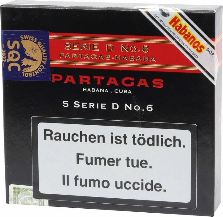 Produktbild Partagas Serie D No. 6 (Parejo)