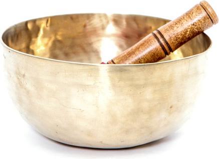 Actual product image Cachet Singing bowl with leather clapper (Singing bowl)
