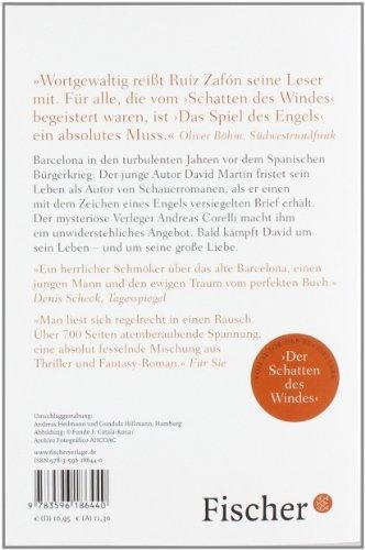 Produktbild Das Spiel des Engels (Deutsch, Carlos Ruiz Zafón, 2010)
