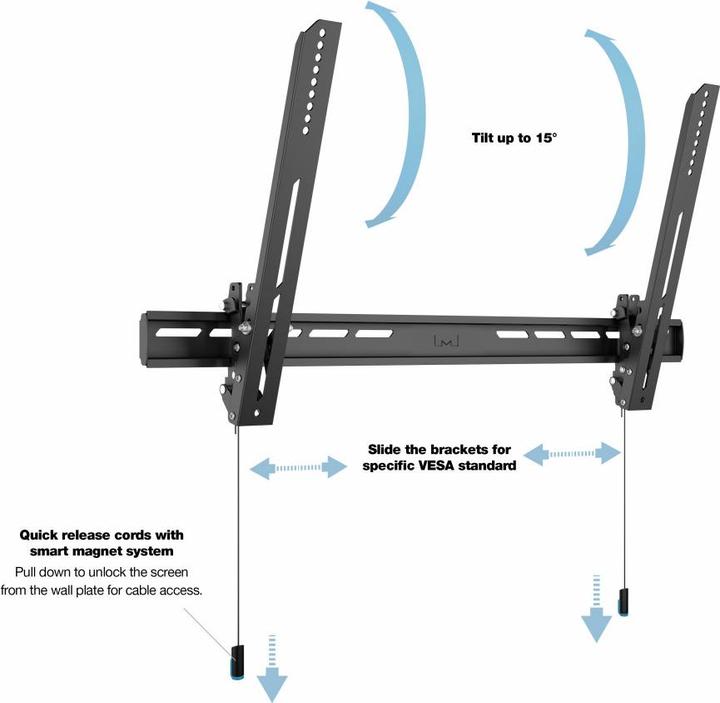 Immagine prodotto Multibrackets Tilt Air Large (Muro, 85", 70 kg)