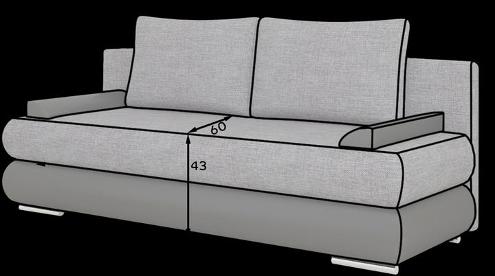 Actual product image ELTAP Milo (Sofa bed, 3-seater)