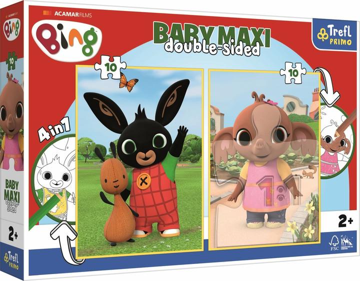 Immagine prodotto Trefl Baby MAXI Puzzle 2x10 pezzi Bing Bunny (10 pezzi)