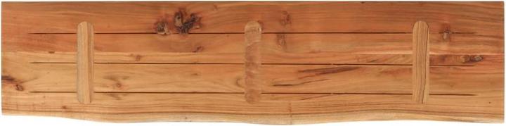 Immagine prodotto VidaXL Scaffale da parete rettangolare con bordo ad albero, scaffale da ufficio in legno massiccio di (20 x 2,5 x 2,5 cm)