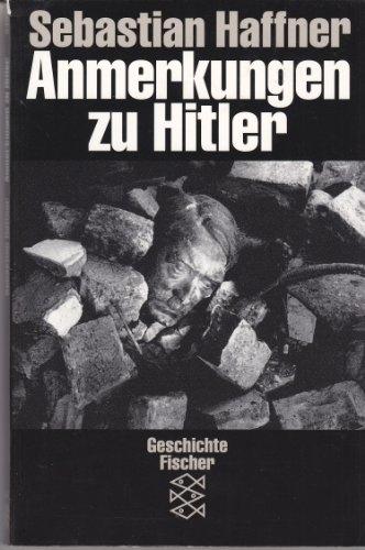 Actual product image Anmerkungen zu Hitler (German, Sebastian Haffner, 1981)