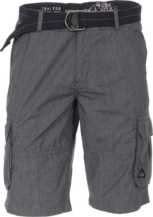 Actual product image Casa Moda Cargo Bermuda trousers with belt and side pockets (31)
