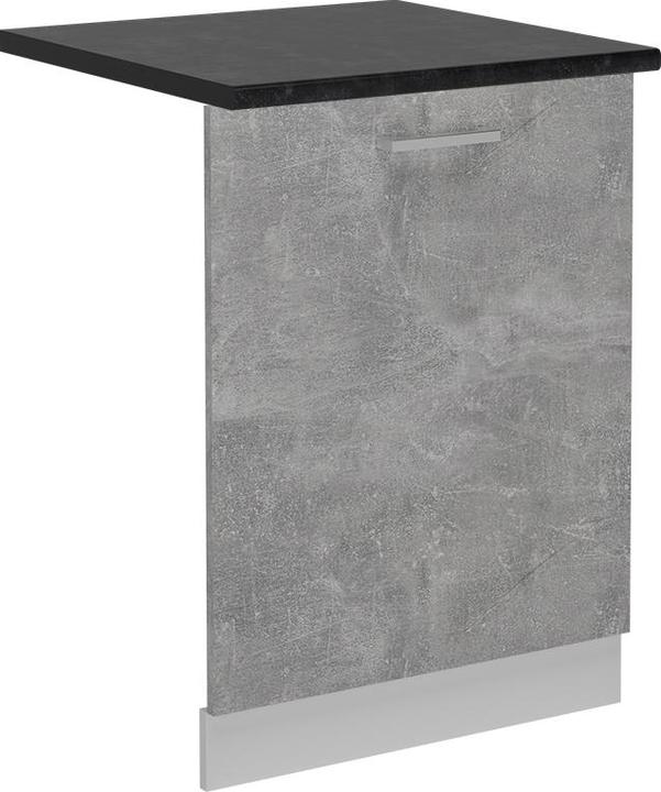 Actual product image Vichy Geschirrspülblende R-Line, Beton/Weiss, 60 cm, AP Anthrazit