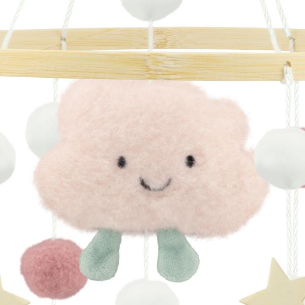 Image du produit Ulysse Couleurs d'Enfance Joli appareil mobile en feutre : nuage rose