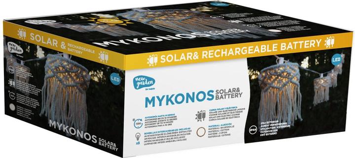 Immagine prodotto Newgarden MYKONOS Ghirlanda luminosa a LED in cotone solare 8m E12 IP44 (E12, IP44)