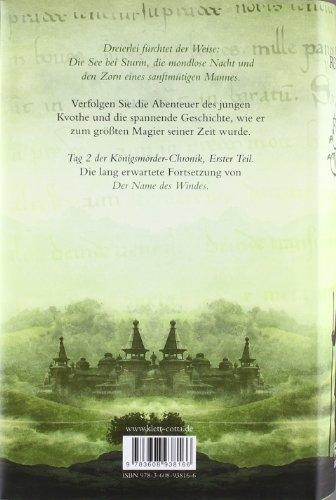 Immagine prodotto Die Furcht des Weisen 1 (Tedesco, Patrick Rothfuss, Ströle di tungsteno, Jochen Schwarzer, 2011)