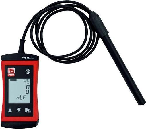 Actual product image Rs Pro RS1410 conductivity tester, 1μS/cm to 2000 μS/cm, 20 mS/cm, 100ms/cm, ±0.5 %. (Measuring device case)