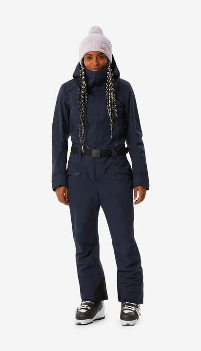 Wedze Skianzug Damen warm und luftundurchlässig - 500 marineblau (40)