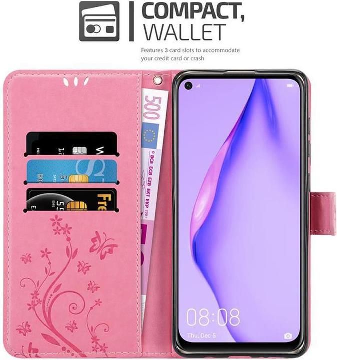 Image du produit Cadorabo Couverture du livre de fleurs (Huawei P40 Lite)