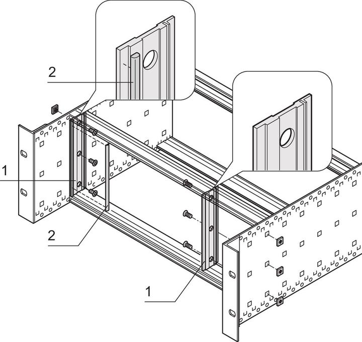 Produktbild Schroff EMV-Schirmung zwischen Frontplatte und Seitenwand (vertiefter Einbau) fü