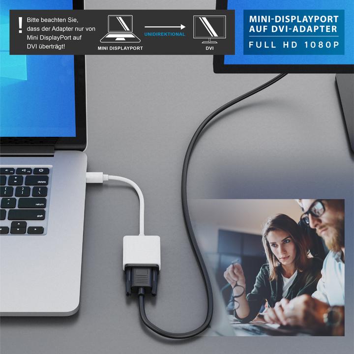 Immagine prodotto CSL Cavo adattatore da Mini DisplayPort a DVI (DVI, 11 cm)