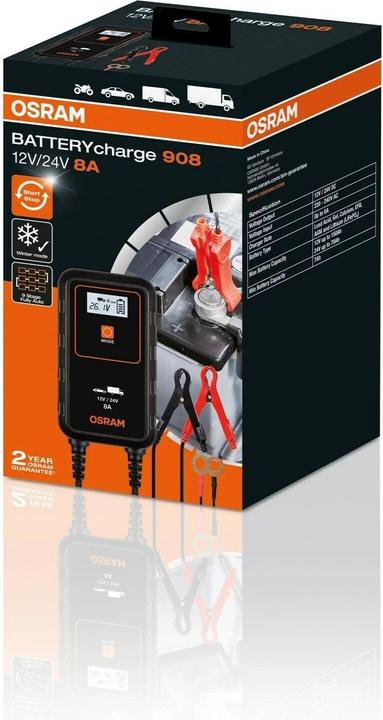 Produktbild Osram 908 OEBCS908 (12V, 24V, 8 A)