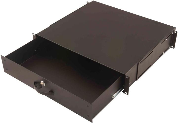 Digitus DN-19 KEY-2U-SW Dokumentenfach, 2 HE, schwarz (RAL 9005)