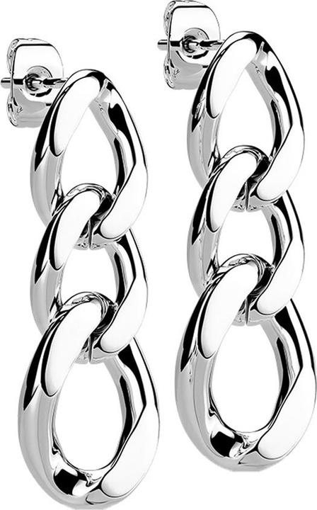 Produktbild Hollywood Body Jewelry Ohrstecker silber Anhänger Kettenglieder (ohne Messing, Chirurgenstahl 316L)