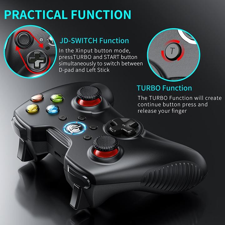 Actual product image EasySMX Kc-8236-bla (Switch, Android, PC, Steam Machine, PS3)