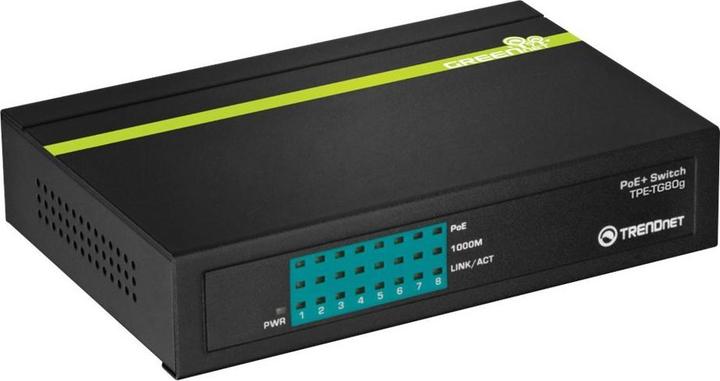Produktbild Trendnet TPE-TG80g PoE Switch GREENnet (8 Ports)