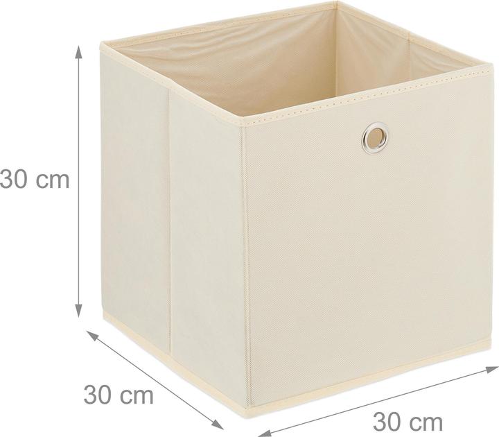 Actual product image Relaxdays 4x storage box (30 x 30 x 30 cm, 8.58 l)