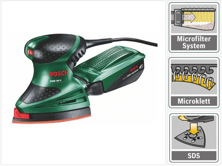 Actual product image Bosch Home & Garden Psm 160 A (Multi sanders, 160 W)