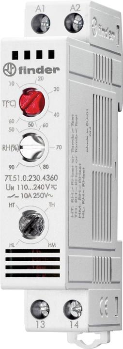 Image du produit Finder Panel Thermo-Hygrostat, humidity & tempe
