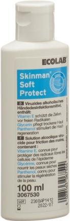 Image du produit Ecolab Désinfectant alcoolique virucide pour les mains Skinman SOFT PROTECT (n) (100 ml)