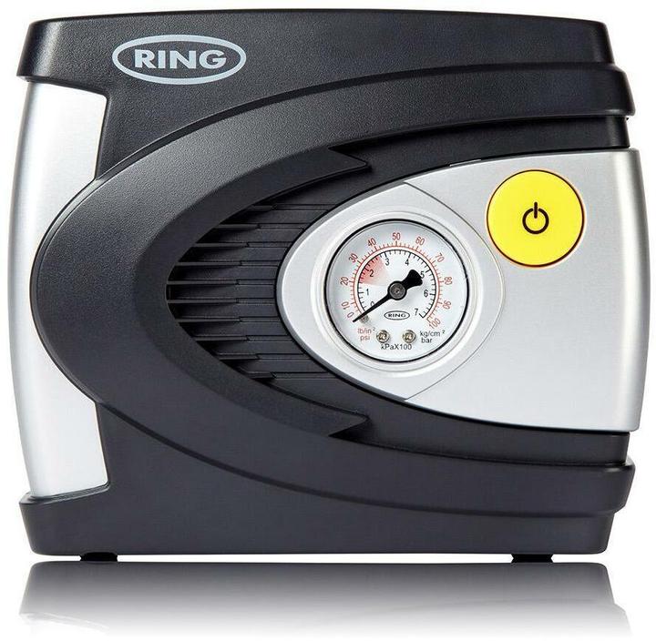 Immagine prodotto Ring Automotive Compressore d'aria con 3 adattatori (7 bar)