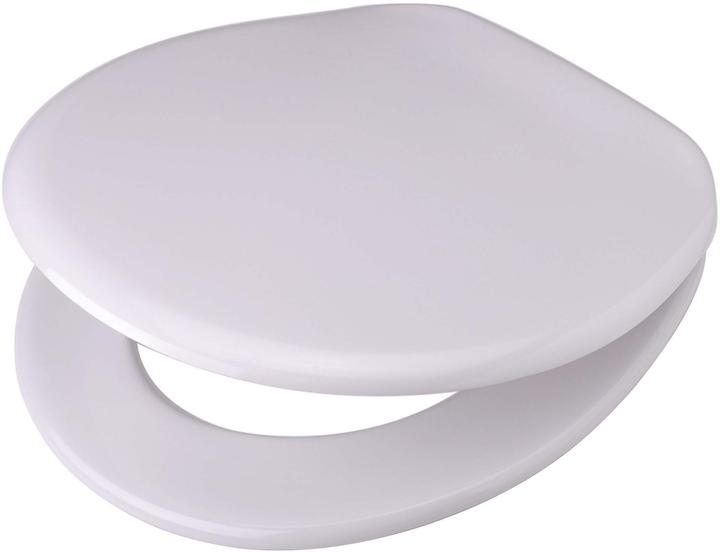 Image du produit Pagette Siège WC V.I.P. avec couvercle et fixation en acier inoxydable blanc