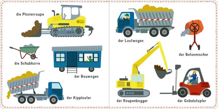 Actual product image Mein kunterbuntes Wörterbuch – Fahrzeuge (German)